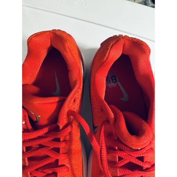 Size 8.5 Women’s Nike Shoe Hyperdunk 2017 Red White Low Top Sneaker - Picture 5 of 10